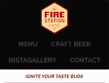 Tablet Screenshot of firestationhotel.com.au